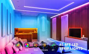 Maybe you would like to learn more about one of these? Amazon Com 65 6ft Led Strip Lights Livingpai Rgb Color Changing Led Lights For Bedroom With Phone App Control Remote And Built In Mic Music Sync Luces Led Strips For Room Decor Dorm Kitchen Home