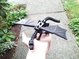 You Can Now Print Your Own Poseable Ender Dragon The Model Is Comprised Of 48 Separate Pieces And Takes Approximately 30 Hours T Dragon 3d Printer 3d Printing