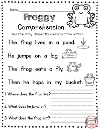 This section contains hundreds of reading comprehension exercises for all grade levels. 120 Comprehension For Grade 1 2 Ideas In 2021 Comprehension Reading Comprehension Kindergarten Reading Comprehension