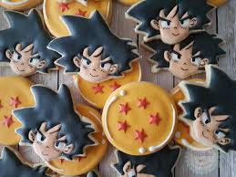 Cookies Dragon Ball Z Galletitas Goku Esferas Del Dragon Goku Birthday Cookie Decorating Dragon Ball Z