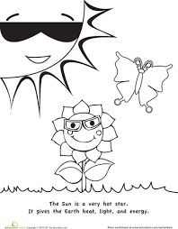 Learn About The Sun Worksheet Education Com Circle Time Activities Alphabet Word Wall Cards Astronomy Activity