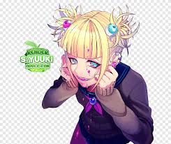 Toga himiko from my hero academia by sanny cosplay. My Hero Academia Anime Fan Art Toga Kakegurui Purple Black Hair Png Pngegg