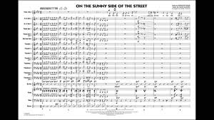 On The Sunny Side Of The Street Arranged By Mark Taylor
