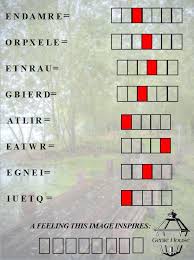 Puzzle Friday Words Finding Yourself Feelings