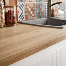 plan de travail stratifie effet chene light bark mat l 315 x p 65 cm ep 38 mm leroy merlin en 2021 plan de travail stratifie plan cuisine plan de travail