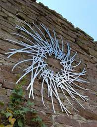 Pin By Patricia Shemonsky On Front Yard Ideas Exterior Wall Art Garden Art Sculptures Metal Tree Wall Art