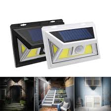 Solar Power 72 Cob Led Waterproof Pir Motion Sensor Light Outdoor Wide Angle Wall Lamp Cod Lights For Garden Decoration Garden Solar Lamps Aliexpress