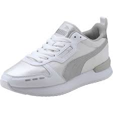 Puma damen sneaker sind perfekte begleiter für einen legeren fashionstil, der in die freizeit wie auch ihren berufsalltag passt. Puma Sneaker R78 Material Mix Overlays Fur Damen Weiss Grau 37 1 2 Galeria Karstadt Kaufhof