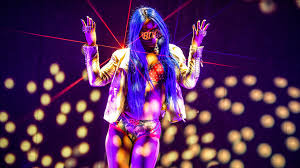 Bad bunny 's livestream concert for uforia is officially here. Sasha Banks On Wrestlemania 37 With Bad Bunny And Starring In The Mandalorian Gq