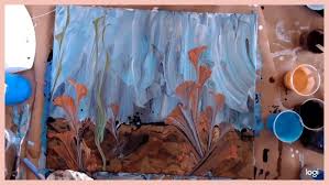 How To Make An Underwater Painting With Acrylic Pouring Homebody Hall Underwater painting by rainbowreality traditional, paintings. how to make an underwater painting with
