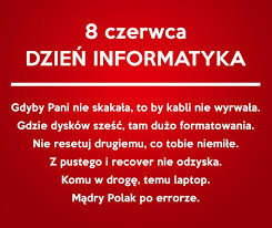 Po raz kolejny spadła liczba zakażeń, licząc tydzień do tygodnia ( 588 przypadków 1 czerwca br.). 8 Czerwca Obchodza Swoje Swieto Informatycy