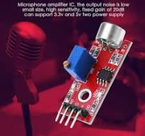 DC 3.3V/5V Microphone Module, High Sensitivity Audio Amplifier, 20dB Gain,  Low Noise, Analog Output, 15x9mm