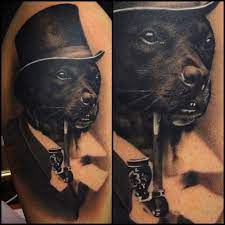 Dog Tattoos Inked Magazine Dog Tattoos Pitbull Tattoo Dog Tattoo