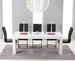 Genisimo high gloss dining table with 6 grey koln chairs. White Gloss 8 Seater Dining Table Off 55