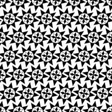 Vector Seamless Pattern Black And White Repeating Geometric Star Pattern Background Seamless Pattern Png And Vector With Transparent Background For Free Down Geometric Star Seamless Patterns Star Patterns