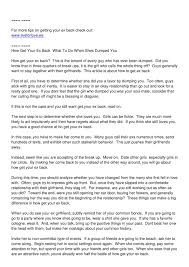 With your finger in about two inches deep, rub her. Calameo How To Get Back With My Ex Girlfriend