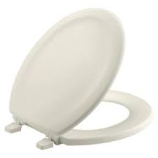 Update your bathroom with a stylish toilet seat. Home Improvement Slow Close Sta Tite Round Closed Front Toilet Seat In Fawn Beige Plumbing Fixtures