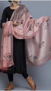 Buy pure cotton dress fabric at fabriclore. Plain Black Suit With Heavy Dupatta Cheap Online