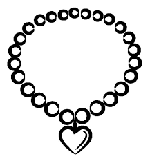 Keep your kids busy doing something fun and creative by printing out free coloring pages. Valentine Heart Necklace Jewelry Coloring Page Coloring Sky Valentine Heart Necklace Big Pearl Necklace Necklace