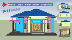 Halo sahabat desain rumah minimalis, hari ini saya akan mebagikan sebuah denah rumah 3 kamar tidur 1 mushola, denah ini saya rancang berukuran lahan 10x18, selain memiliki 3 kamar tidur denah kali ini juga memiliki 2 kamar mandi. Contoh Inspirasi Denah Rumah Minimalis Modern Di Pedesaan 9x11 Meter 3 Kamar Tidur 1 Mushola Youtube