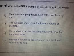 We did not find results for: What Is The Best Example Of Dramatic Irony In This Scene Brainly Com