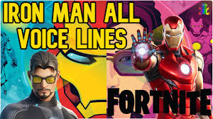 It sends a ridiculously awesome ray of destruction at an enemy and doesn't require pinpoint accuracy. Boss Iron Man All Voice Lines In Fortnite Season 4 At Stark Industry Youtube