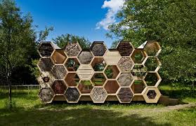 Atelierd Abeilles Bee Pavilion In France Bee Hotel Insect Hotel Bee Hotel Design