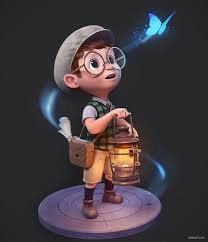 25 Beautiful And Realistic 3d Character Designs From Top Designers In 2020 Boy Cartoon Characters Cartoon Character Design Concept Art Characters