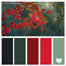 Color Palette Autumn Leaf Love Paper Heart Design Autumncolorpalette Color Palette Autumn Leaf Love Grune Farbpalette Orange Farbpaletten Grune Palette