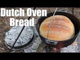 Campfire Cooking Dutch Oven Bread With Bacon Wrapped Halloumi Cheese Cast Iron Cooking Youtube Dutch Oven Bread Campfire Cooking Cast Iron Cooking