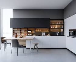 Black And White Modern House Design 90 Elegant White Kitchen Cabinet Design Ideas White Modern Kitchen White Wood Kitchens Modern Black Kitchen