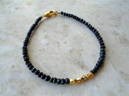 Black And Gold Bracelet Meaning Spiritual Black Tourmaline Bracelet With Meaning Minimalist Etsy Black Tourmaline Bracelet Black Beaded Bracelets Tourmaline Bracelet
