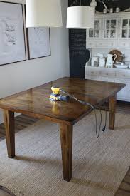 At the center of this sophisticated dining set lies the sturdy dining table, which has a rectangular top in a cherry finish. How To Whitewash Furniture And Dining Room Reveal Proverbs 31 Girl