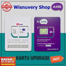 Dari kartu sim, dari mulai identitas pembuatan, kode negara,. Kartu Perdana Upgrade Axis Ke 4 5g Lazada Indonesia
