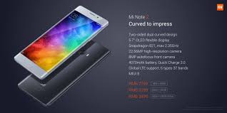 Xiaomi Mi Note 2 mit Curved Display und ...