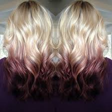 If you have brown or dark hair, you need to apply chalks on wet hair. Hair Chalk You Ve Got To Love This Blonde And Plum Ombre