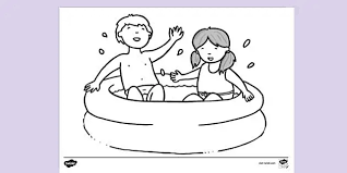 Summer coloring page is one of pictures that i like most of all. Summer Cute Colouring Page Colouring Sheets