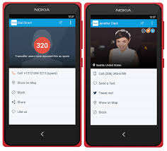 Nokia app store for android apps(cannot be used on google play)using yandex app . Nokia X Series Smartphones Get Truecaller Caller Id App