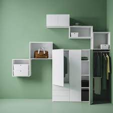 The ikea trysil four drawer wardrobe has an overall height of 79.375 (202 cm), width of 46.25. Wardrobes Ikea