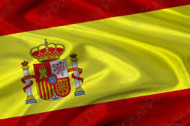 Ich biete ihnen hier einen kleinen aschenbecher in. Spanien Flagge Foto Vorratig Crushpixel