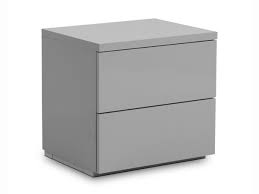 High quality nightstands & dressers available at west elm®. Julian Bowen Monaco Grey High Gloss 2 Drawer Bedside Table Flat Packed
