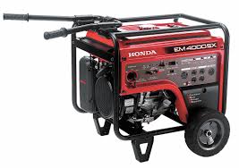 Portable generators with honda motors. Honda Portable Generator 5000w 270cc 6ncl2 Em4000sxat Grainger