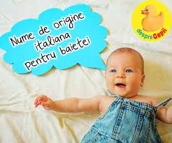 Ai aflat ca urmeaza sa devii mama unui baietel si ai inceput deja sa cauti, impreuna cu sotul tau, un nume care sa fie reprezentativ pentru personalitatea acestuia? Nume De Baieti Cele Mai Frumoase Nume De Origine Italiana O Selectie Unica Desprecopii Com