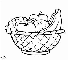 Vegetable Basket Coloring New Coloring Pages For Kids Fruit Basket Coloring Pages Canasta De Frutas Canasta De Frutas Dibujo Frutas Para Colorear