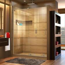 Framed shower doors are probably the most common. Sliding Shower Doors Showers The Home Depot