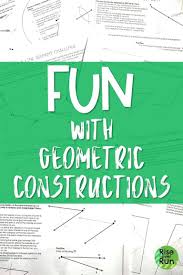 Geometric Constructions Intro For Geometry In 2020 Fun Math Activities Basic Math Guided Practice