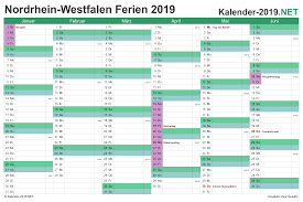Ferien nordrhein westfalen 2019 ferienkalender zum ausdrucken. Ferien Nordrhein Westfalen 2019 Ferienkalender Ubersicht