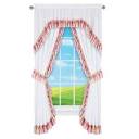 Collections Etc Country Heart Checkered Window Valance 14" X 71 ...