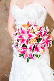 Cascade hills country club wedding. Pink Gerbera Daisy Wedding Bouquet Image Jahre Heinz Wedding