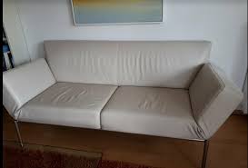 Wir von mokana meubelen sind. Cor Design Sofa Modell Attendo Leder Weiss Gebrauchte Designermobel